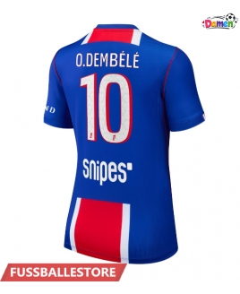 Günstige Paris Saint-Germain Ousmane Dembele #10 Heimtrikot Damen 2026-27 Kurzarm